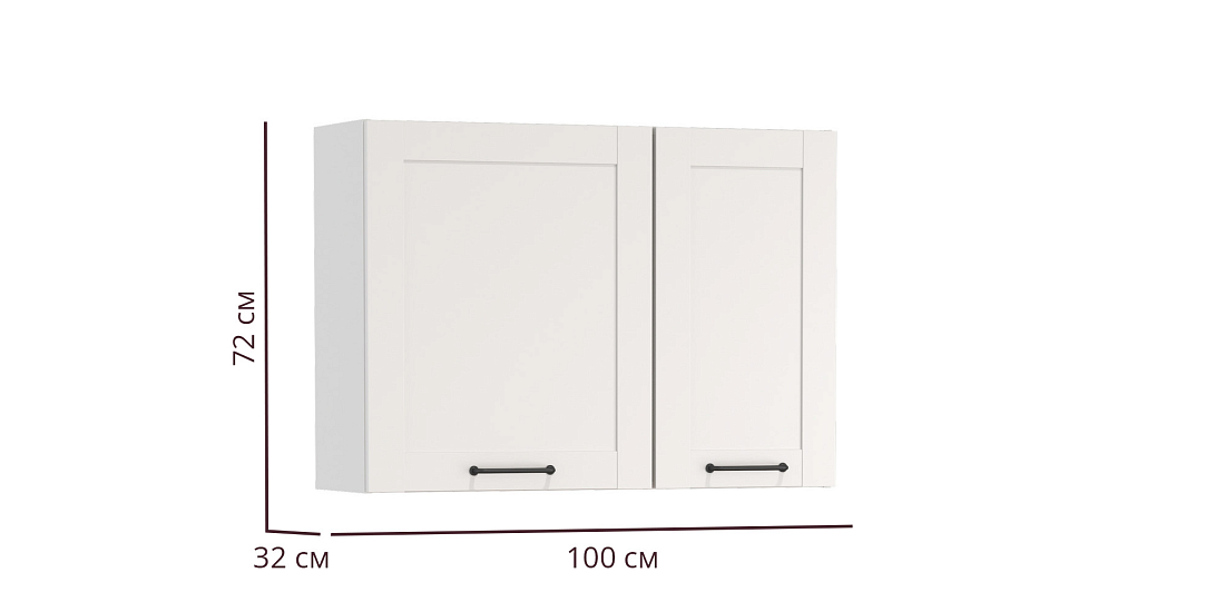 Кухня Аризона (1000) белый/столешница дуб вотан/ДВПО белый/профиль ПВХ белый О