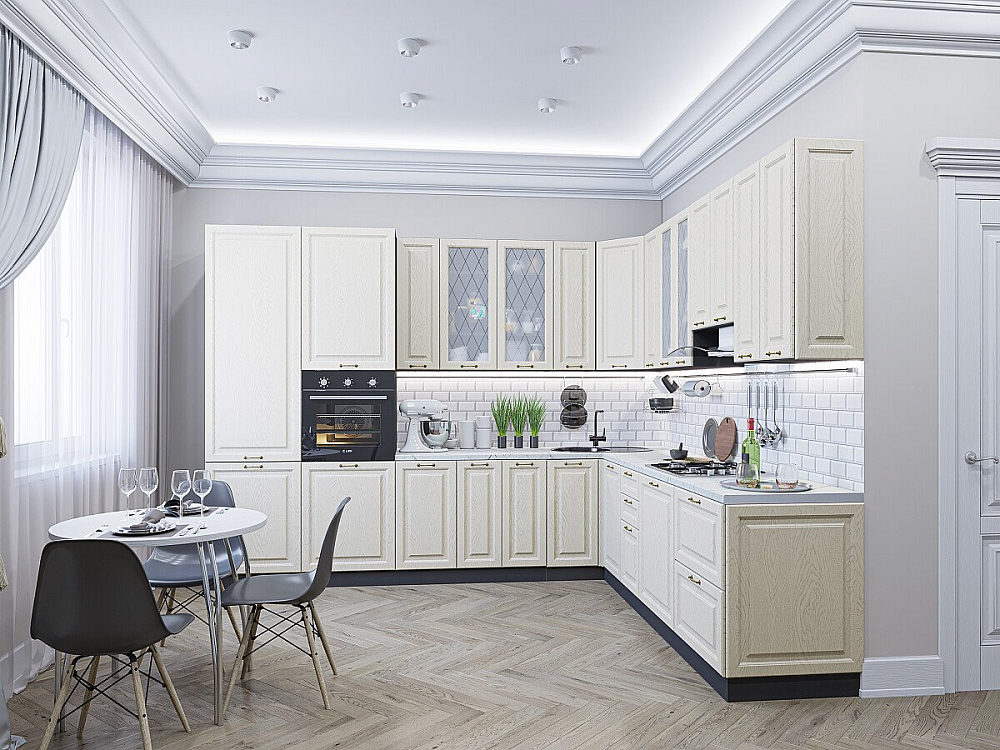 Ницца-04 Белый/Дуб крем